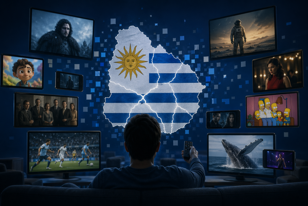 Fragmented digital content landscape in Uruguay with multiple streaming platforms